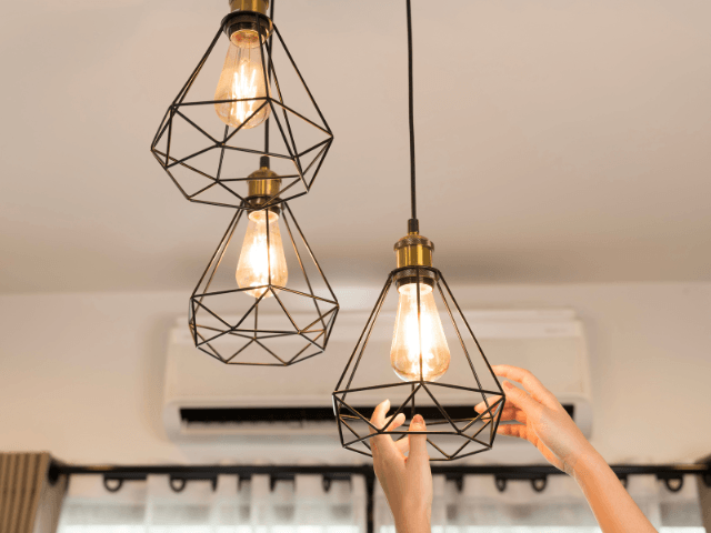 Lights and Metallic Accents​